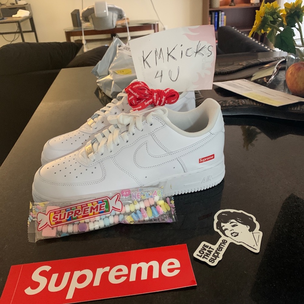 Supreme x Nike Air Force 1s Size 8.5, 9.5